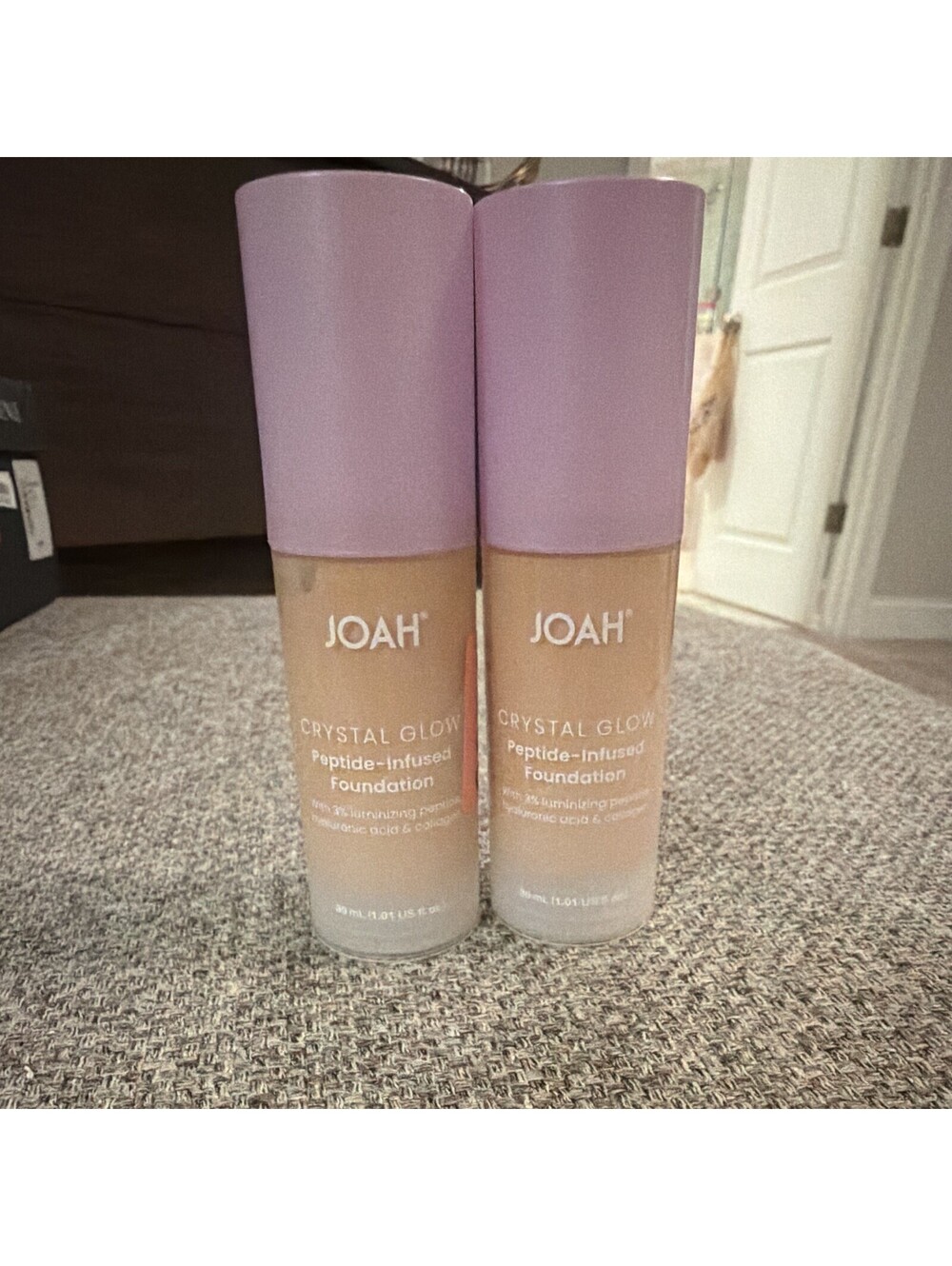 JOAH Crystal Glow Foundation FC050 Fair-Light Cool 30mL 2 BOTTLES